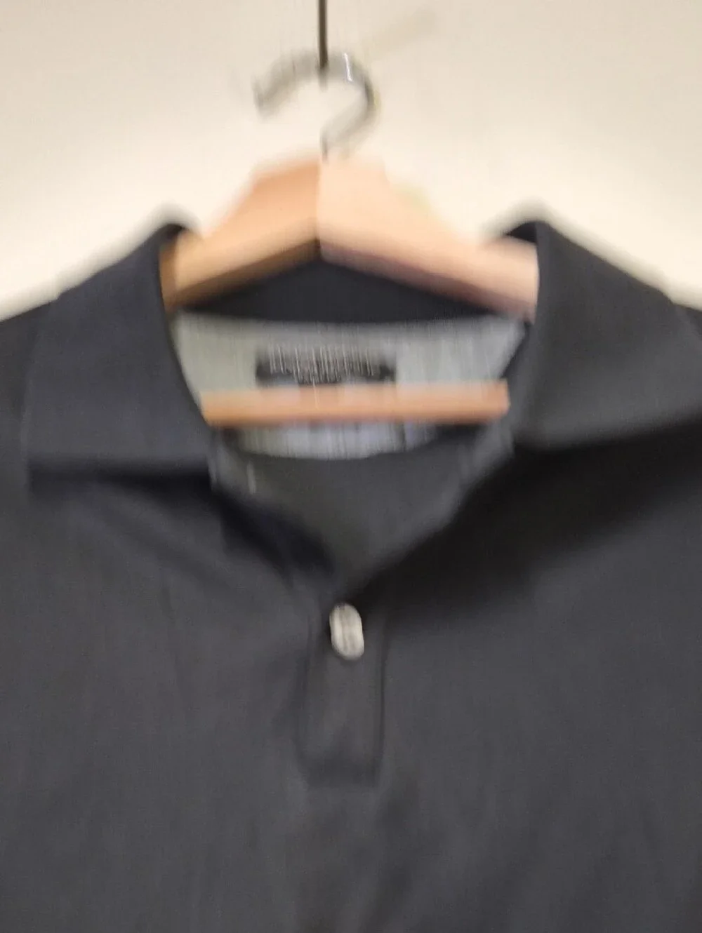 Banana Republic Men’s Black Short-Sleeve Polo Size L
